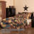 Patriotic Farmhouse / Country Cotton Patchwork Quilt-24076063