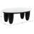 Kwamae Marble Top Single Coffee Table-1322674929