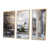 Toile naturelle avec cadre flottant