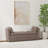 Upholstered Accent Bench with Armrests Brown-120704536