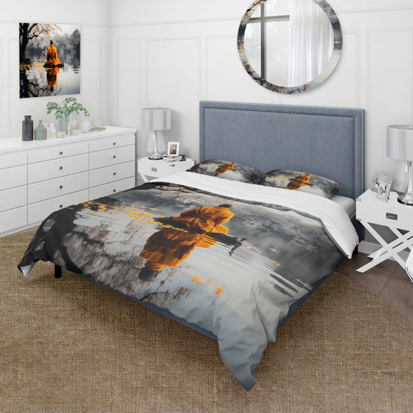 DesignArt Microfiber / Polyester Standard Duvet Cover Set | Wayfair