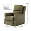 Fauteuil inclinable en cuir Fame-88951727-125118890