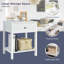 48cm W Manufactured Wood Bedside Table