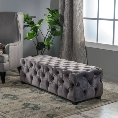 Modern Grey Velvet : A Statement Piece For Your Home Bench: Functional And Fashionable