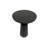 Maxxwell Black Solid Wood Pedestal End Table