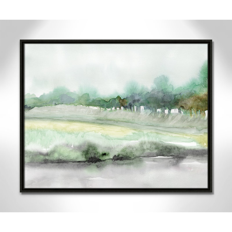 «Season Of Summer - Floater Frame», reproduction d'art sur toile, H 23,5 po x l 29,5 po x P 2 po, Toile Espresso