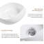 Lavabo vasque ovale en céramique 18,1 po Tooke (robinet et drain non inclus)