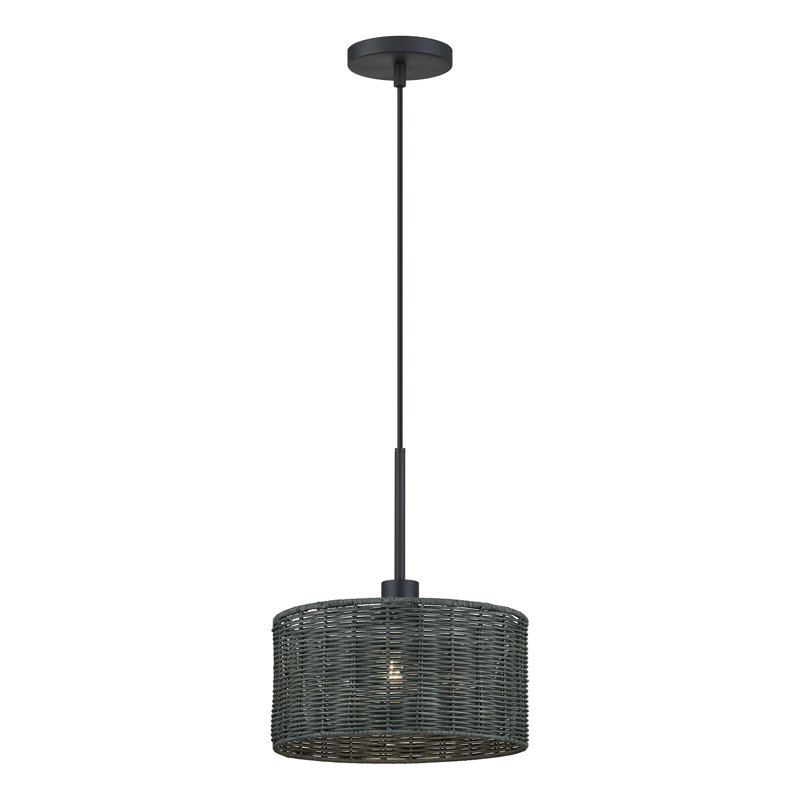 Luminaire suspendu noir 1 lumière Adabella