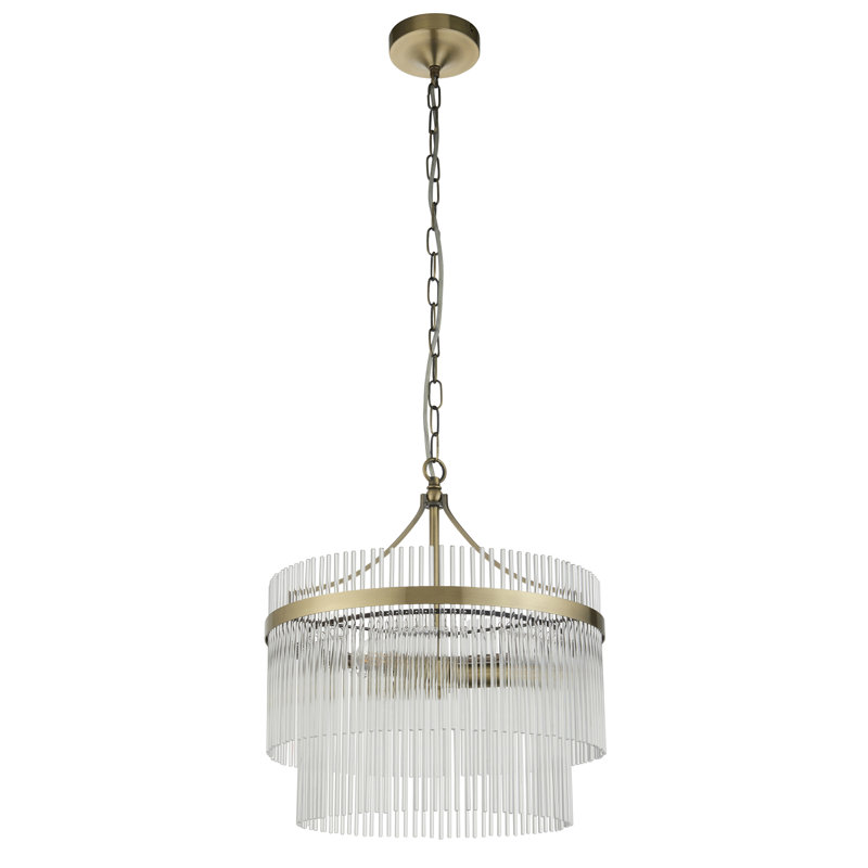 Geira 3 - Light Unique/Statement Chandelier, Antique Brass