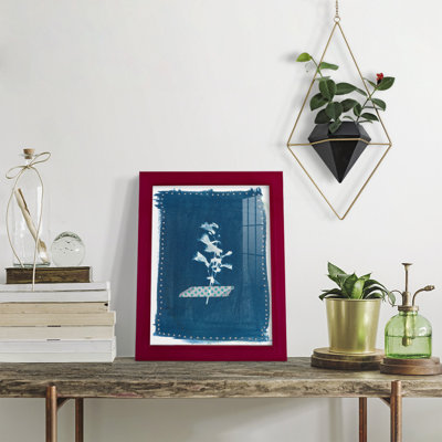 Impression sur cadre photo Cyanorphe Pressed Leaves I