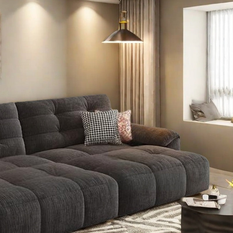 Canapé électrique multifonctionnel de style luxueux, H 37,4 po x l 93,3 po x P 42,91 po, 2