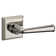 Federal Privacy Door Lever with Traditional Square Rose