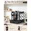 Tiroir à capsules Nespresso Vertuo avec porte-gobelets - peut contenir 56 petites ou 28 grandes dosettes, compatible avec les machines Vertuo Suite, Plus et Evoluo, comprend une base pour station de cafetière