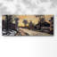 «Road At Louveciennes, Melting Snow, Sunset, 1870», reproduction sur toile-520062978