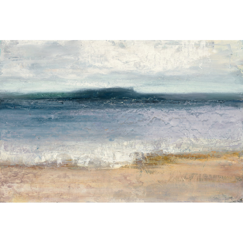 Indigo Isle by Julia Purinton - Wrapped Canvas Painting, 20cm H x 30cm W