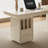 Drish 63" Off-White Modern Executive Desk for Home Office and Study with Storage-1005559812