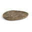 Plateau en forme de travertin gris