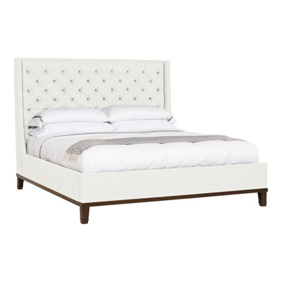 Michael Weiss Upholstered Wingback Bed