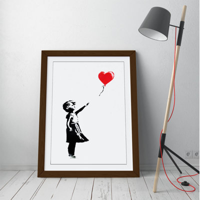 Balloon Girl - Single Picture Frame Painting on Canvas
