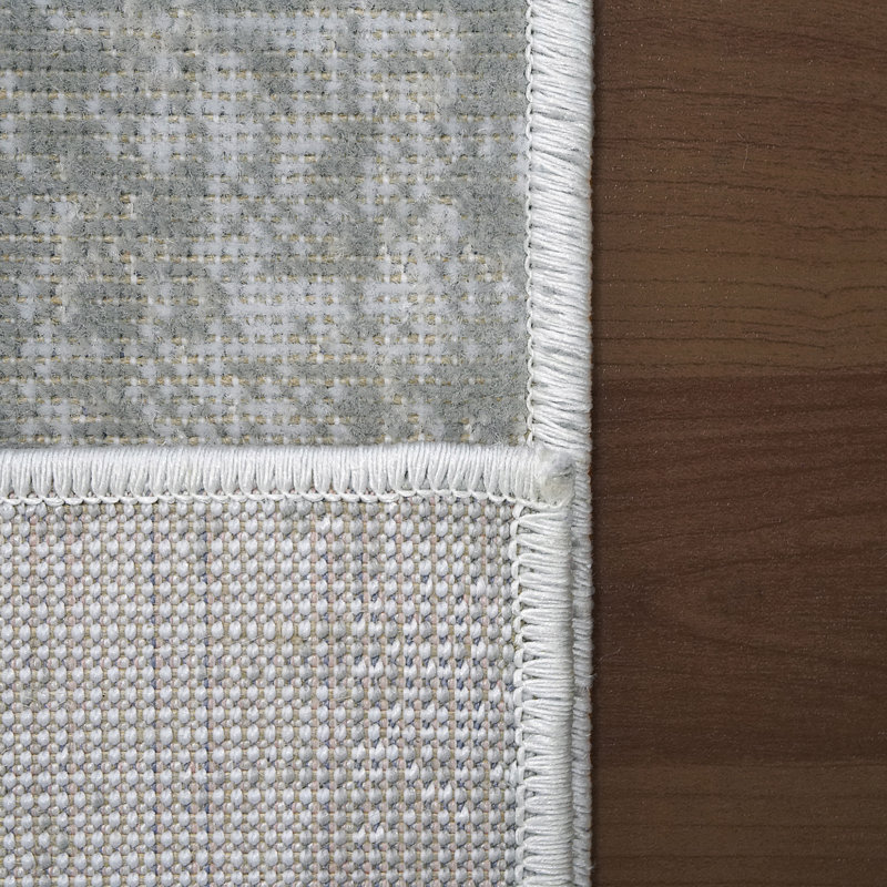 Tapis gris Cales, Rectangle 7 pi 10 po x 10 pi 10 po