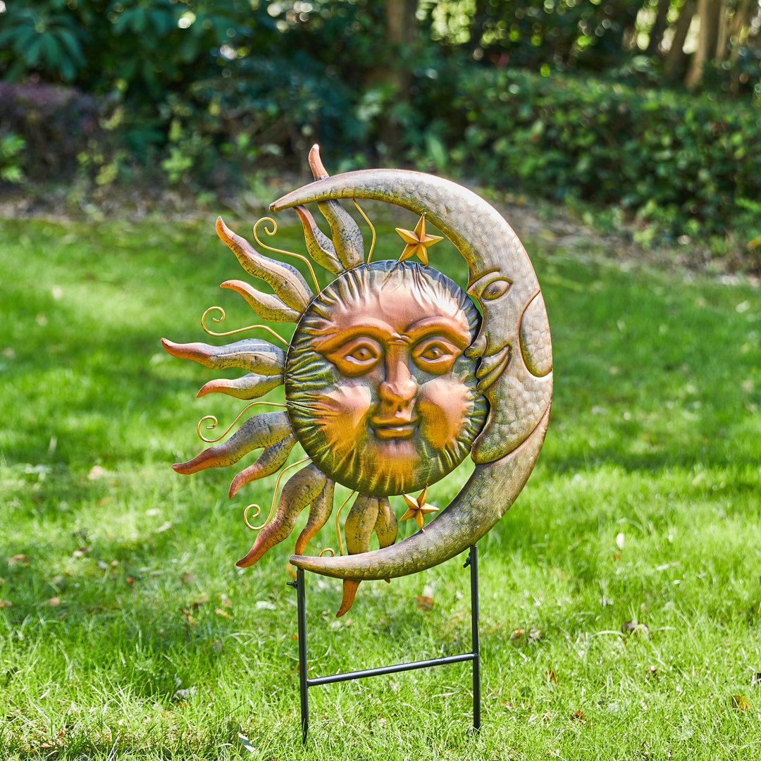 Deola Metal Astrology & Stars Garden Stake Arlmont & Co.