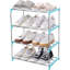 Petit range-chaussures empilable, vestibule, couloir et placard pour économiser de l'espace et du rangement (4 niveaux)-583152935-538030529