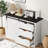 Farmhouse Sideboard With A Silent Sliding Door And Three Drawers-847021652