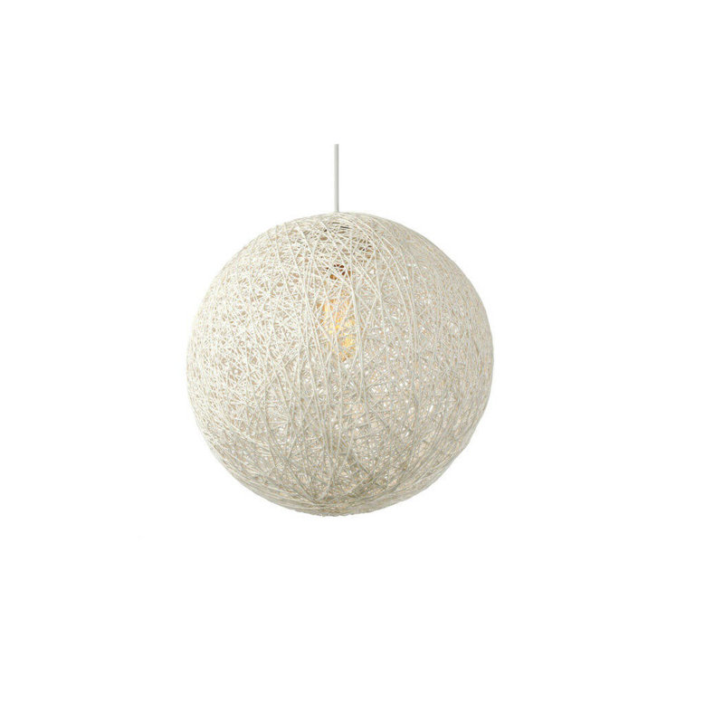 Lampe suspendue en corde (diamètre de 16 po)