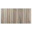 Bureau industriel classique avec tablette inférieure ouverte et plateau en bois reproduit de ton naturel de style moderne avec structure en acier