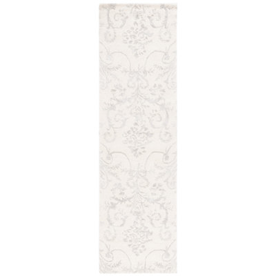 Shillington Hand Tufted Wool, Viscose Floral Rug