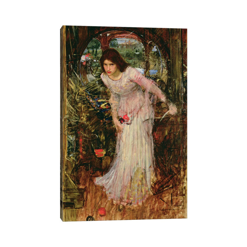 The Lady Of Shalott, C.1894 by John William Waterhouse - Wrapped Canvas Gallery-Wrapped Canvas Giclée