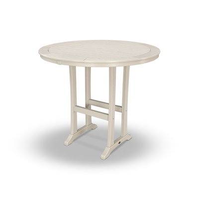 Nautical Trestle  Round Bar Table