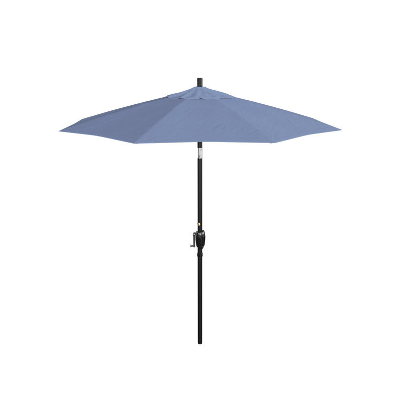 Parasol de marché 90 po Nalysa, Toile toile Sunbrella® bleu ciel