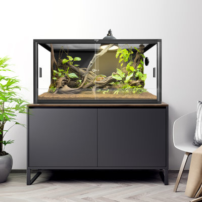 Terrarium de reptile 50 gallons, habitat léger pour reptiles 36 po x 18 po x 18 po Repti