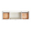 Meuble-lavabo simple autoportant de 67 po avec plateau en quartz blanc Hamlet-93068153
