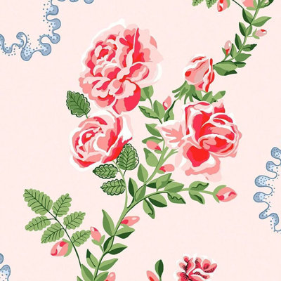 Cath Kidston 304.8m x 1.3m Matte Wallpaper Roll