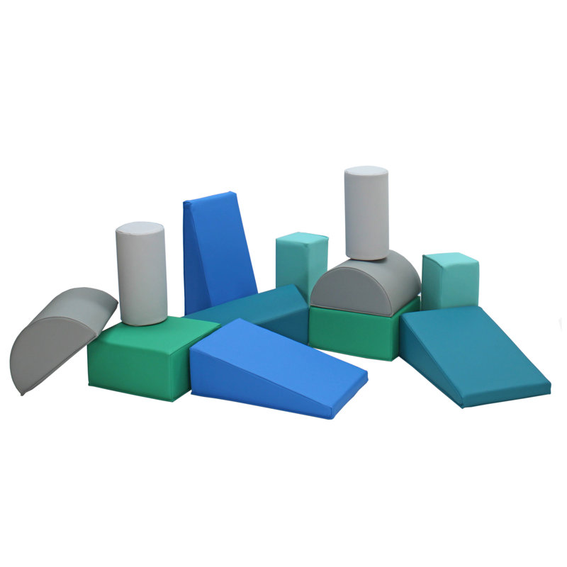 Ensemble de blocs pour tout-petits SoftScape, 12 pièces, Contemporain