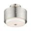 Plafonnier semi-encastré cylindrique à 2 lumières Bevil-525420386