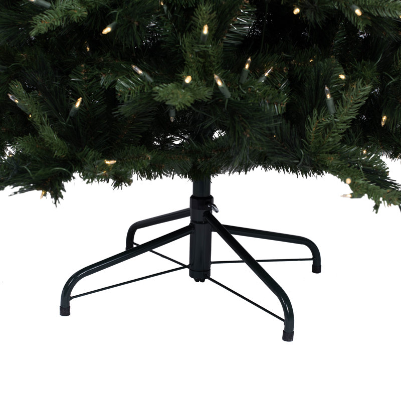 Lighted Artificial Spruce Christmas Tree, 7.5' H