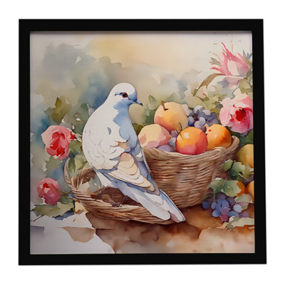 Dove Framed Metal Print