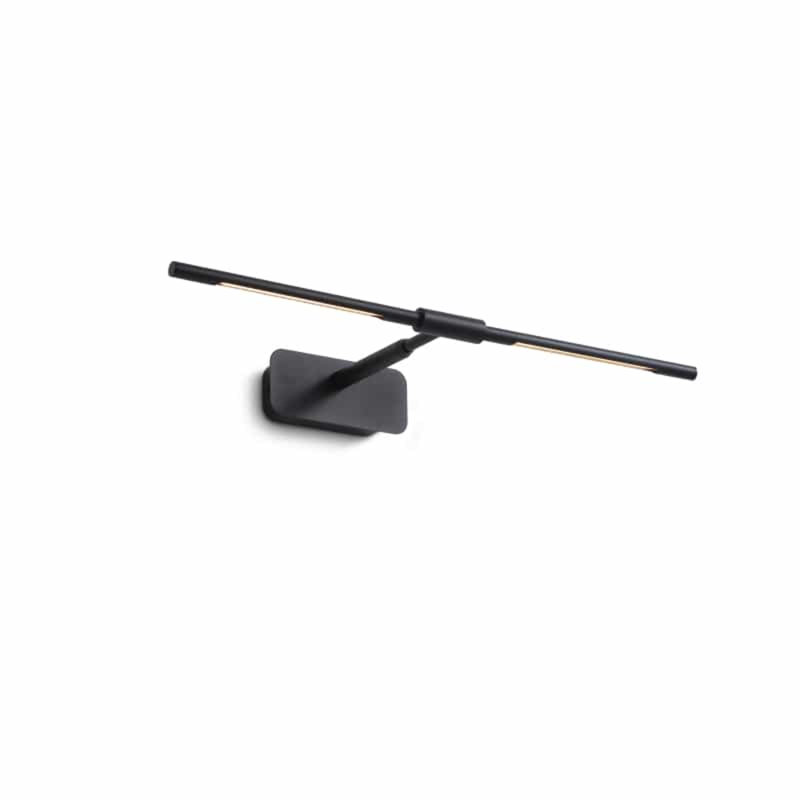 UltraBeam 4 Watt LED 500mm Wide Black Adjustable Light For Above Mirror