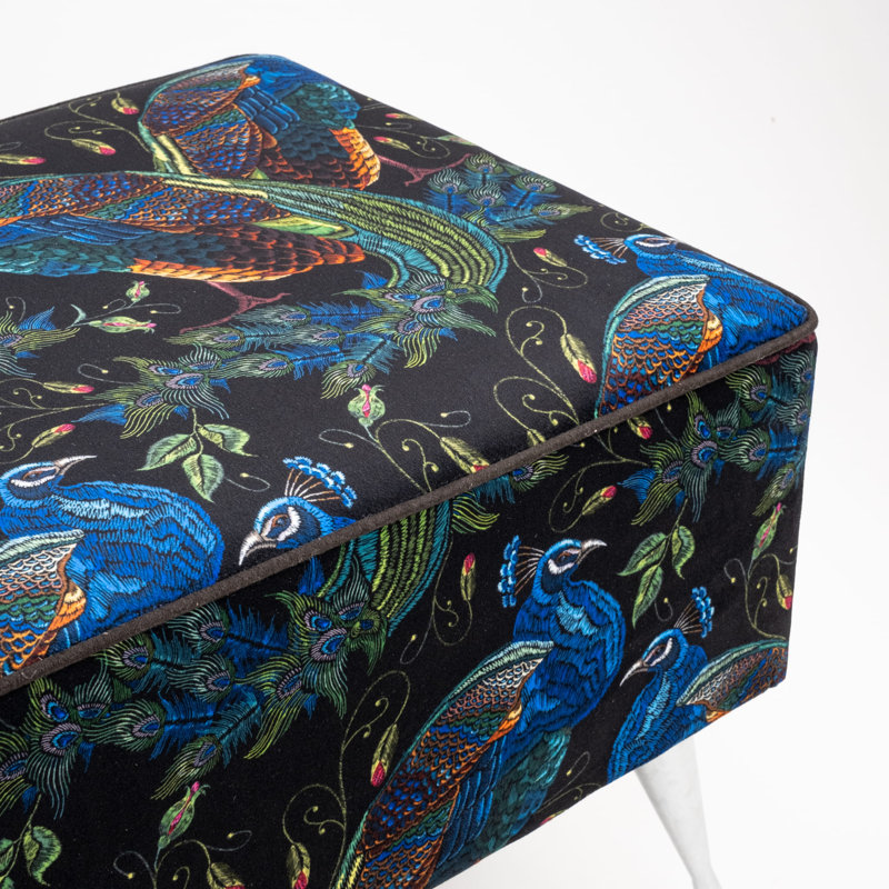 Allenstown Velvet Upholstered Bench, H40 x W90 x D30cm