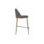 Tabouret de comptoir Dover - Bravo Portabella / gris Sparrow-112389166-112389167