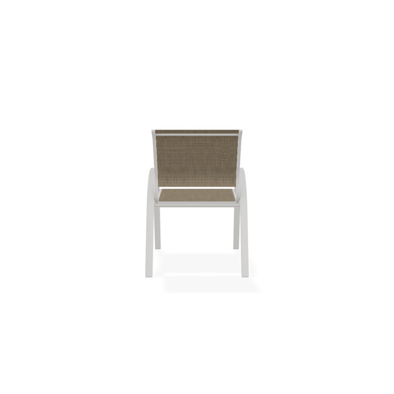Aruba 1 Outdoor Dining Armchair, Textured Snow, Newport