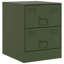 34.5cm W Steel Bedside Table-123821812-101281118