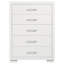 Commode de chambre 5 tiroirs Polk-592303269