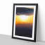 Sunset Through the Clouds in Abstract - Picture Frame Graphic Art Print-55724585-55724582