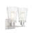 Amabella 2-Light Dimmable Nickel Vanity Light-51363458-51363459