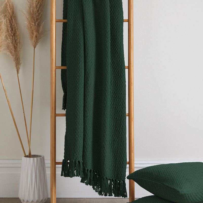 Pahokee Throw Blanket, Green