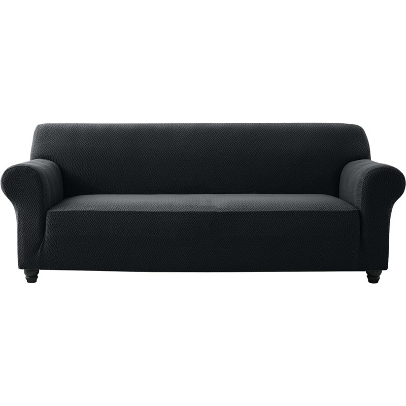 Aspire Homeware 3-Seater High Quality Stretchable Spandex Sofa Cover, Black